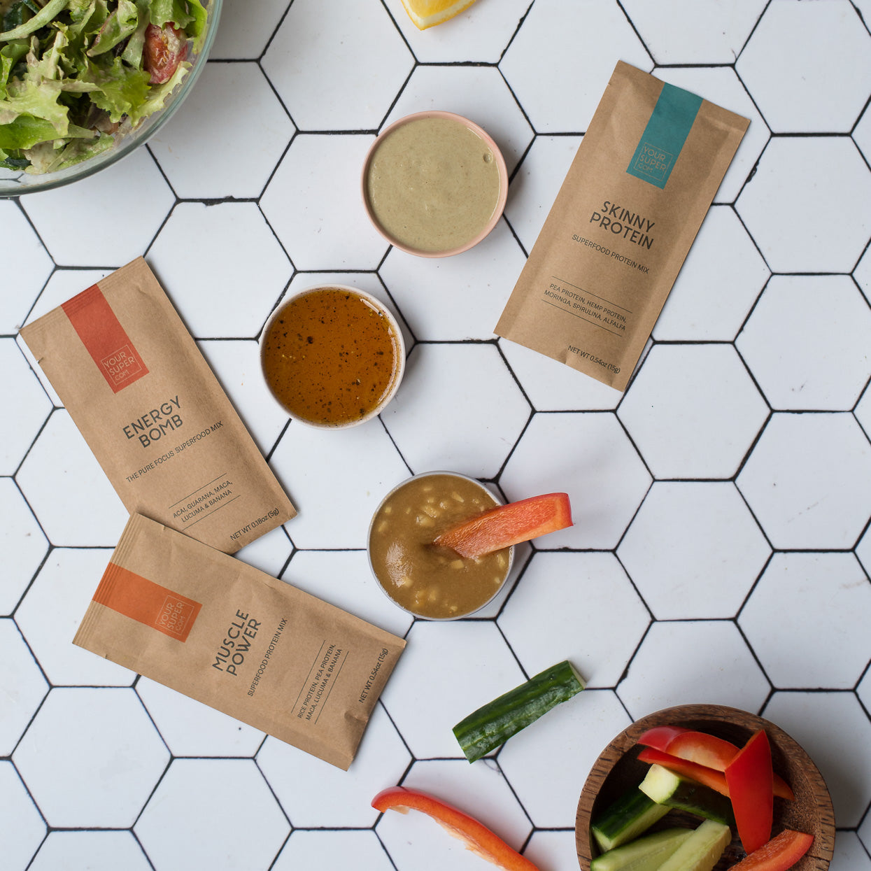 Your Superfoods MUSCLE POWER Travel Packs