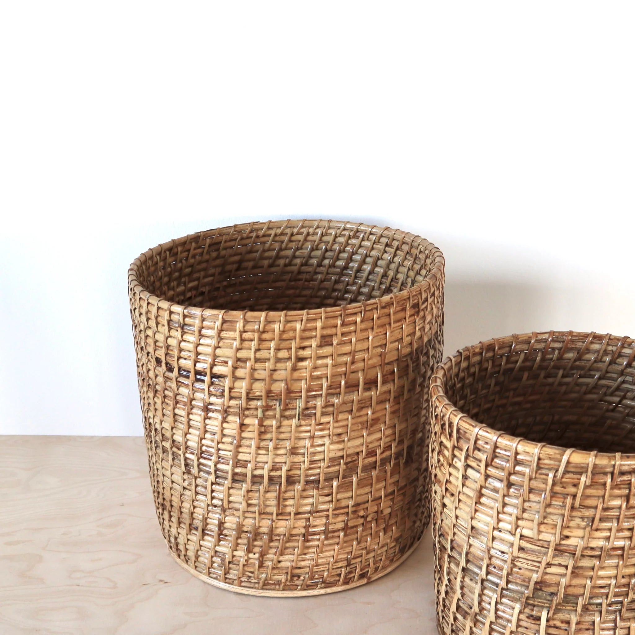 Naturewaves runder Korb aus Rattan "Pano"