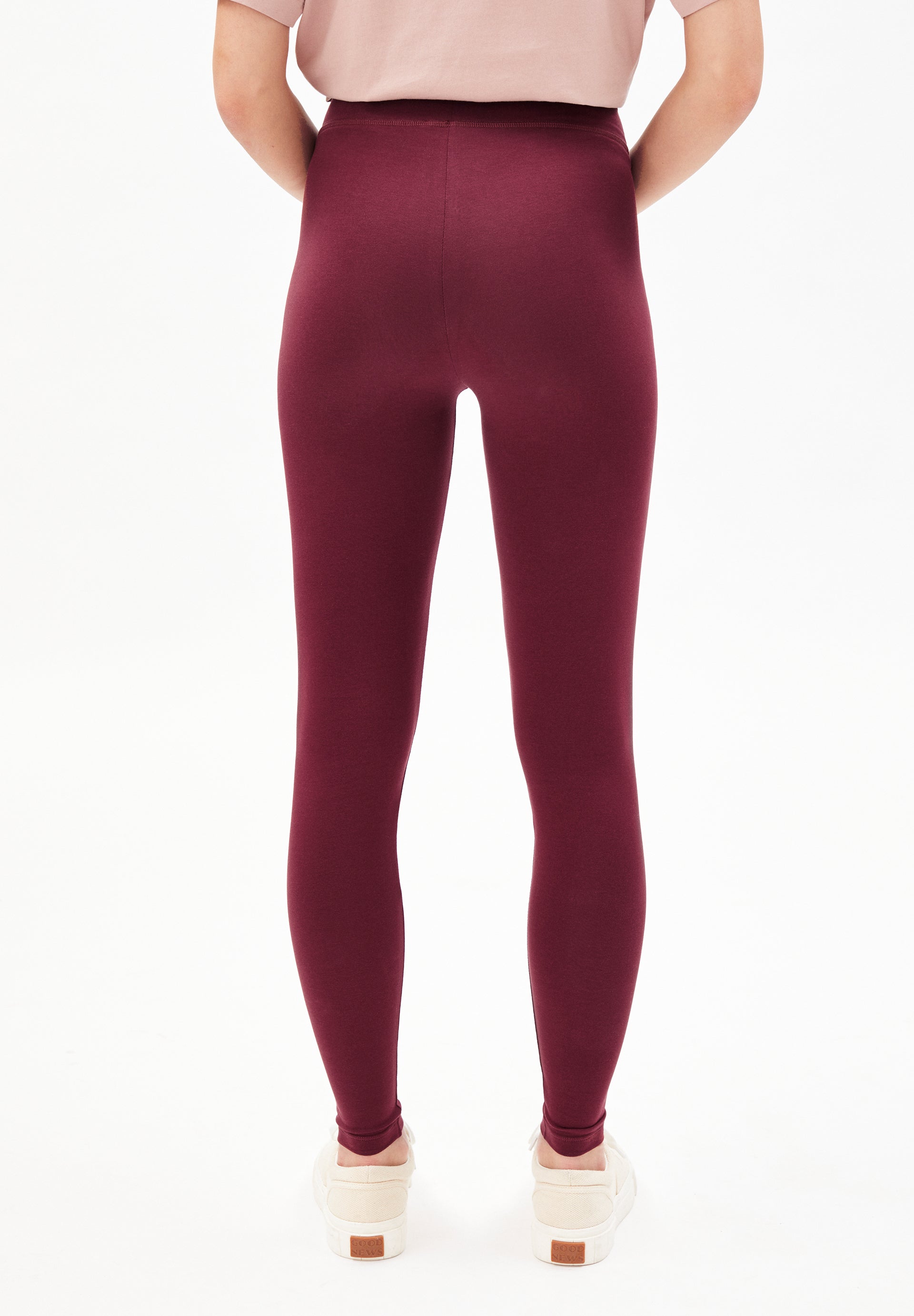 ARMEDANGELS Leggings Regular Fit "FARIBAA" - ruby red