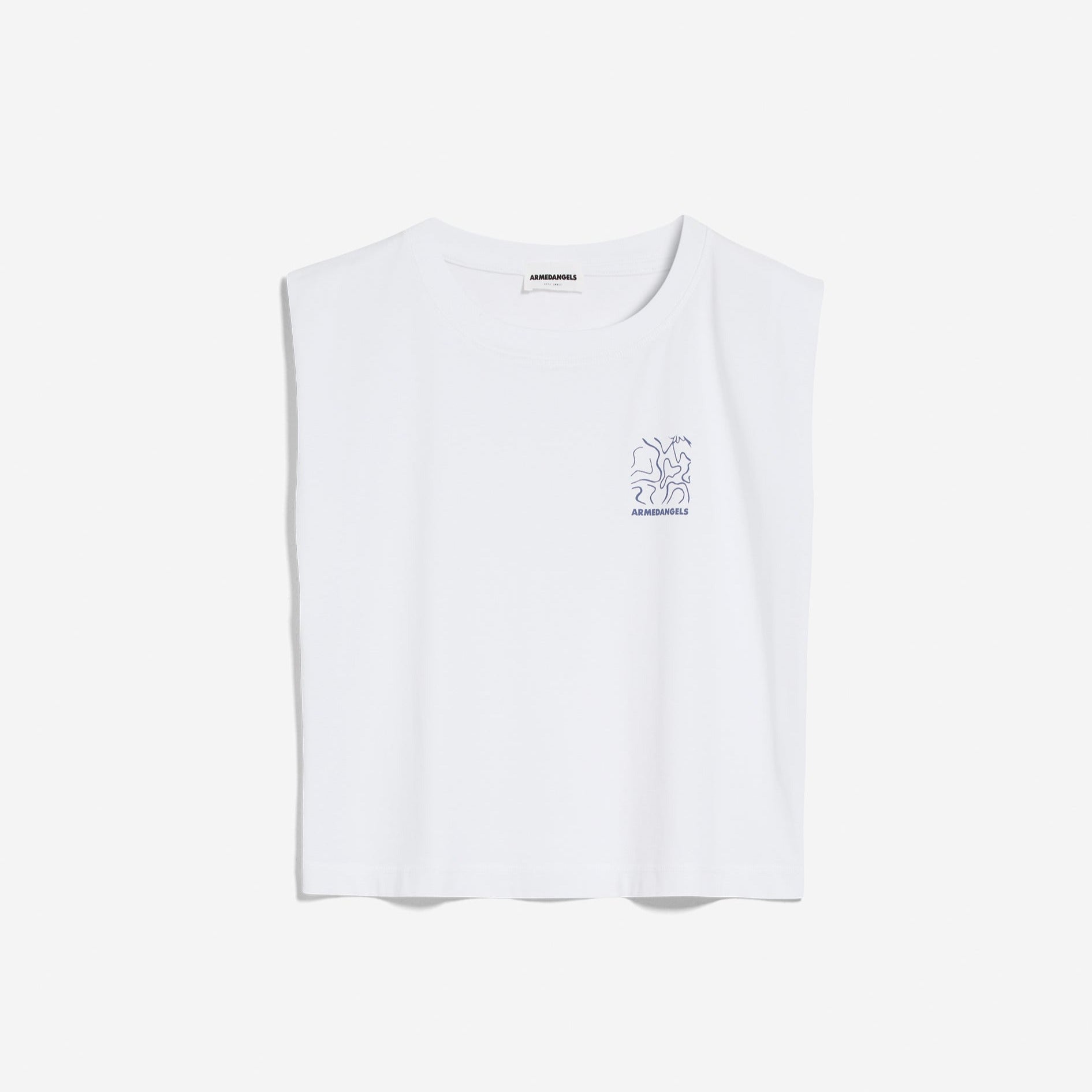 ARMEDANGELS Top "MAADIA CHEST CORAL" - white XXL