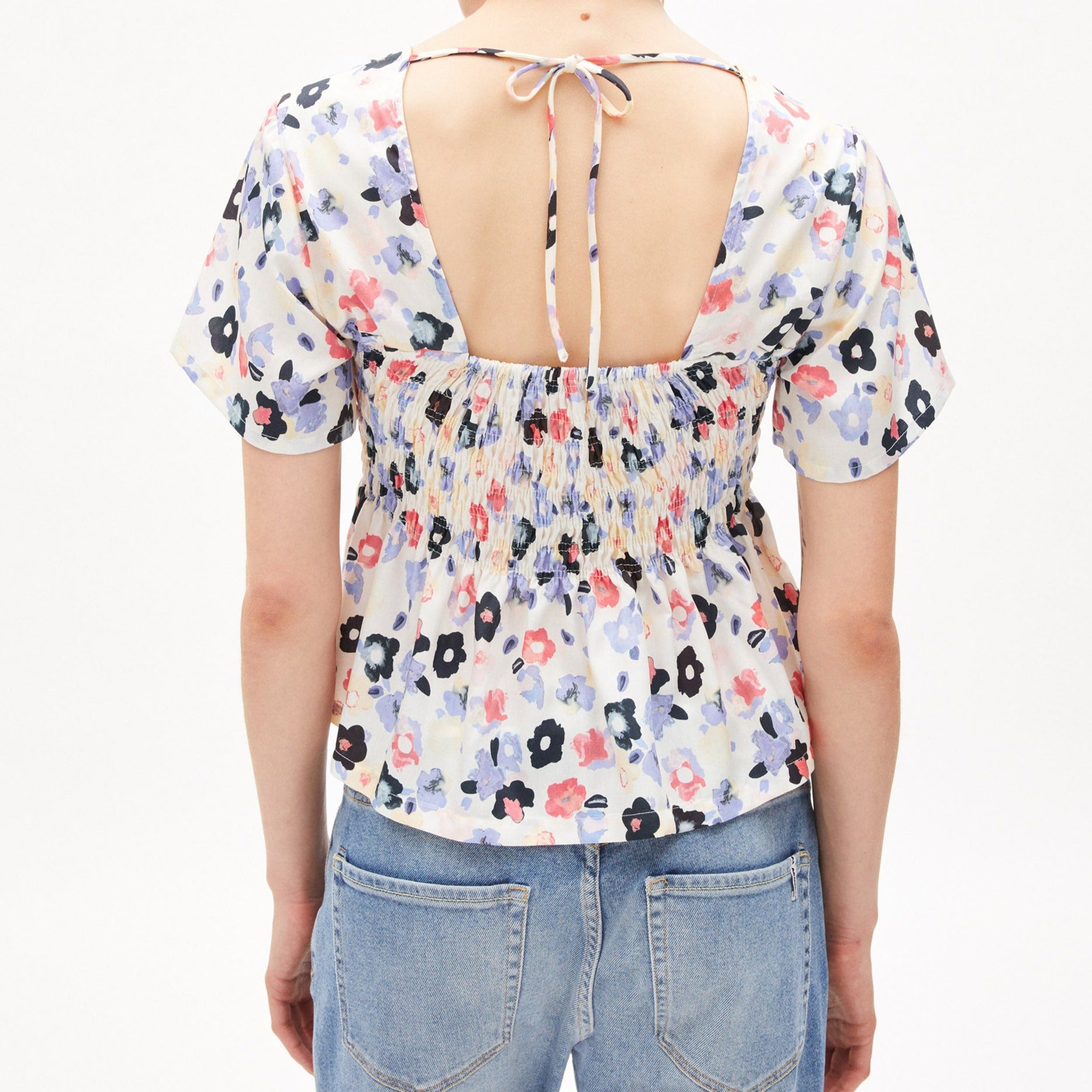 ARMEDANGELS Bluse "MEMAA SKETCH OF" - off white