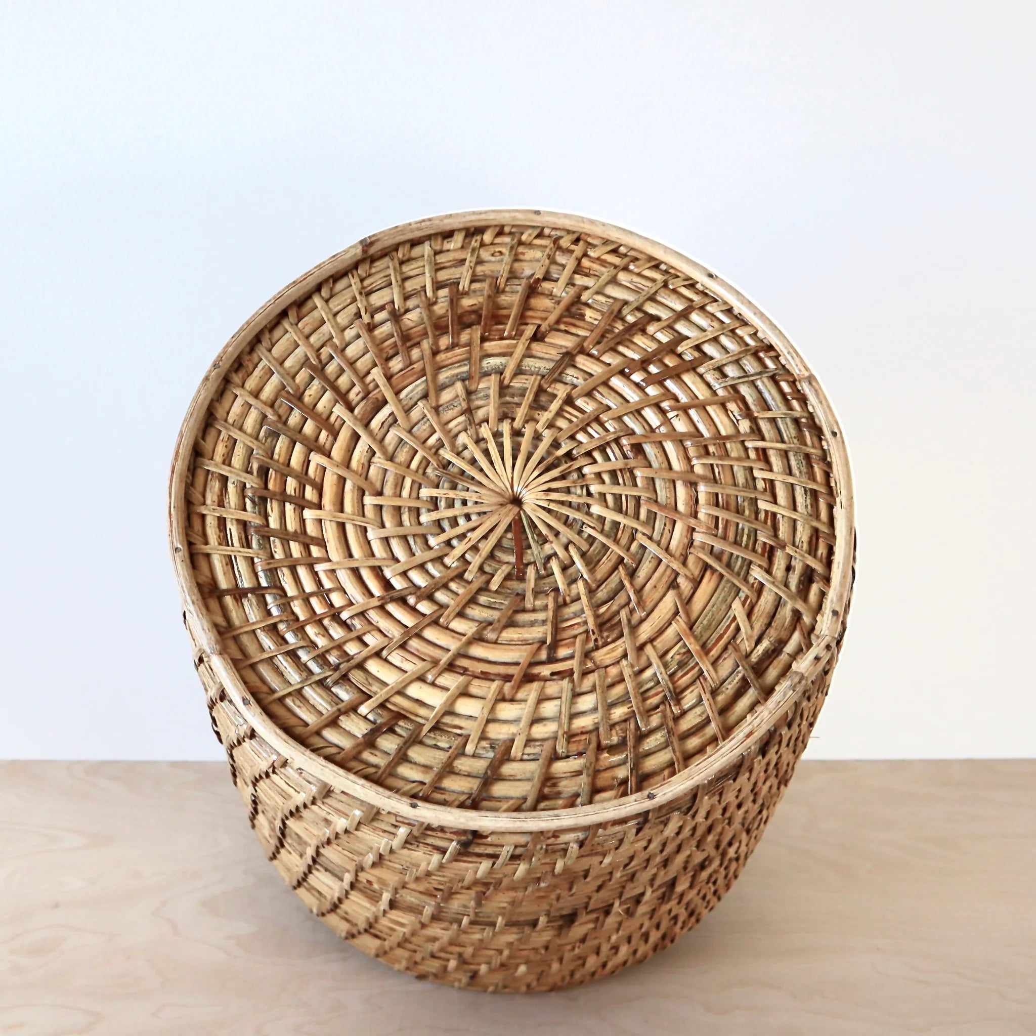 Naturewaves runder Korb aus Rattan "Pano"