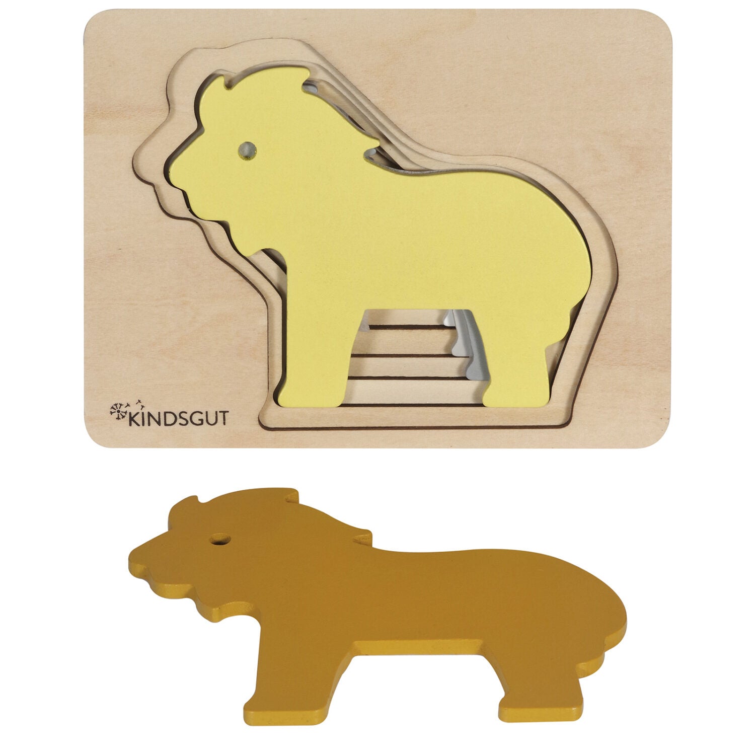 Kindsgut Tier-Puzzle "Löwe"