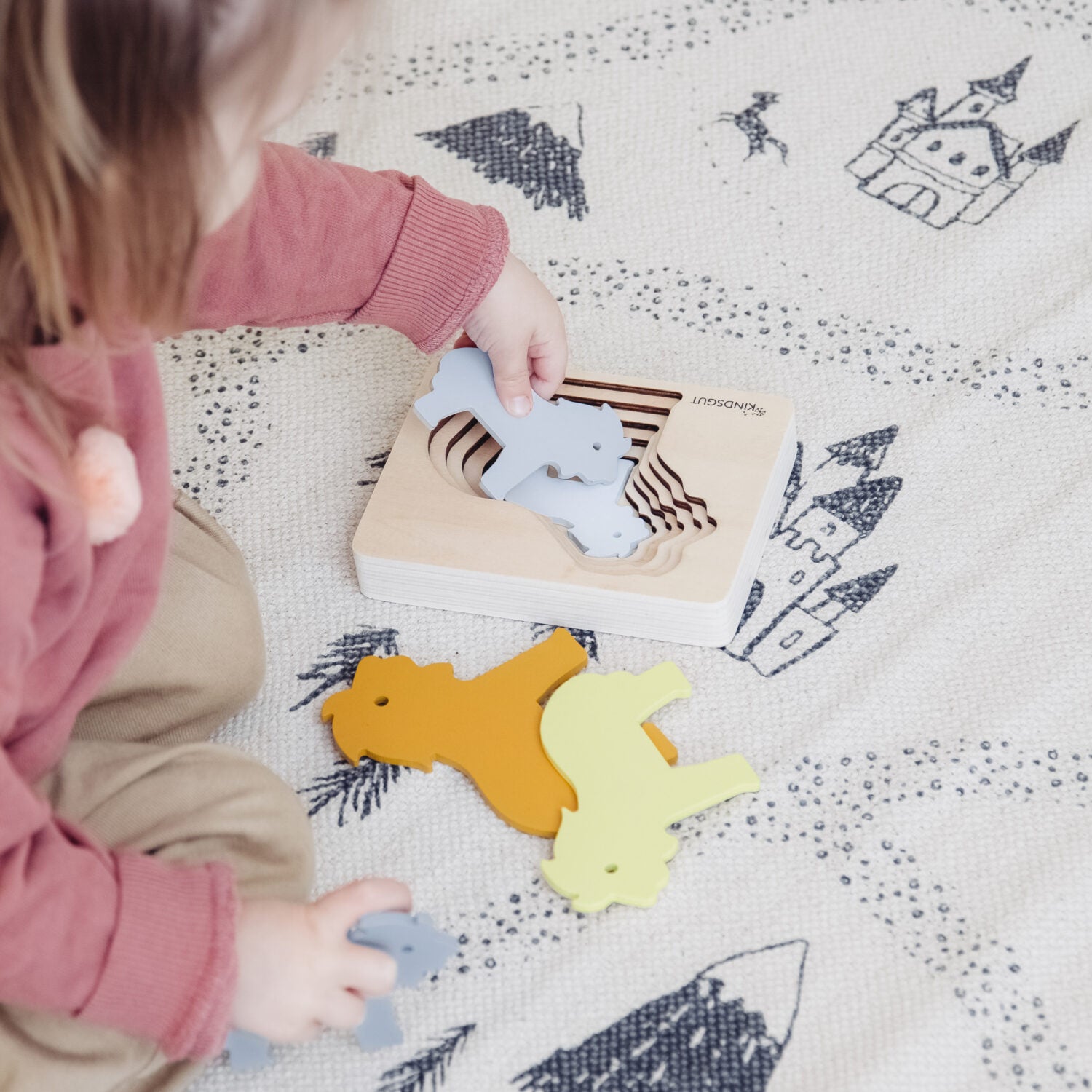 Kindsgut Tier-Puzzle "Löwe"