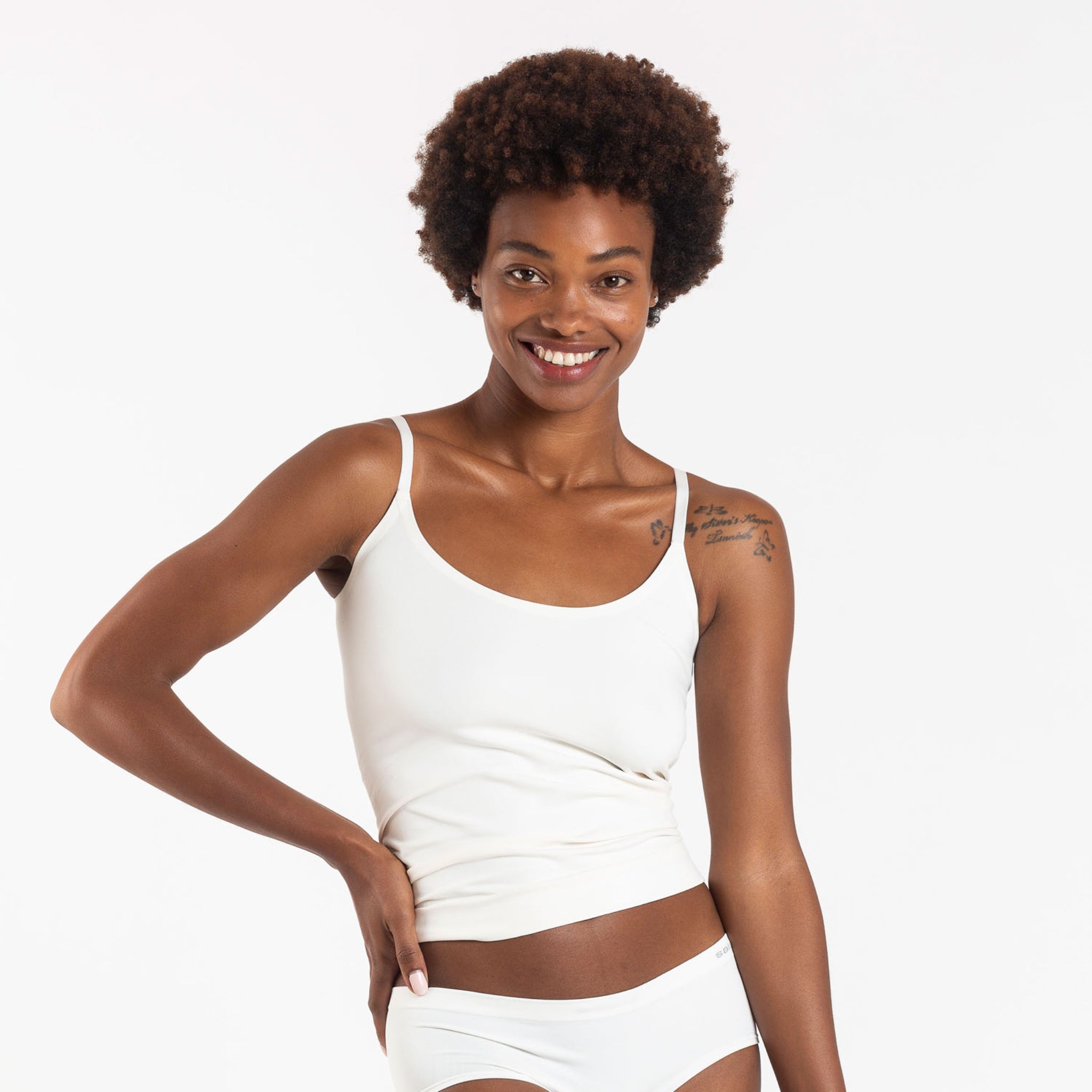 SaiSei Unterhemd/-shirt "CAMI" Dove White