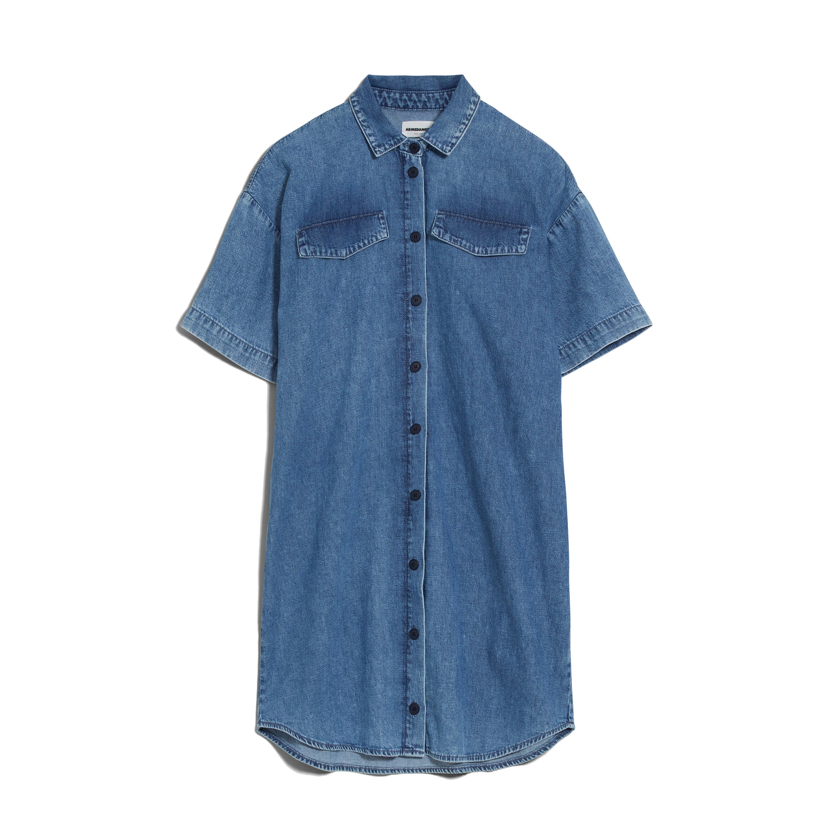 ARMEDANGELS Top "RAYNAA DENIM" - slate blue