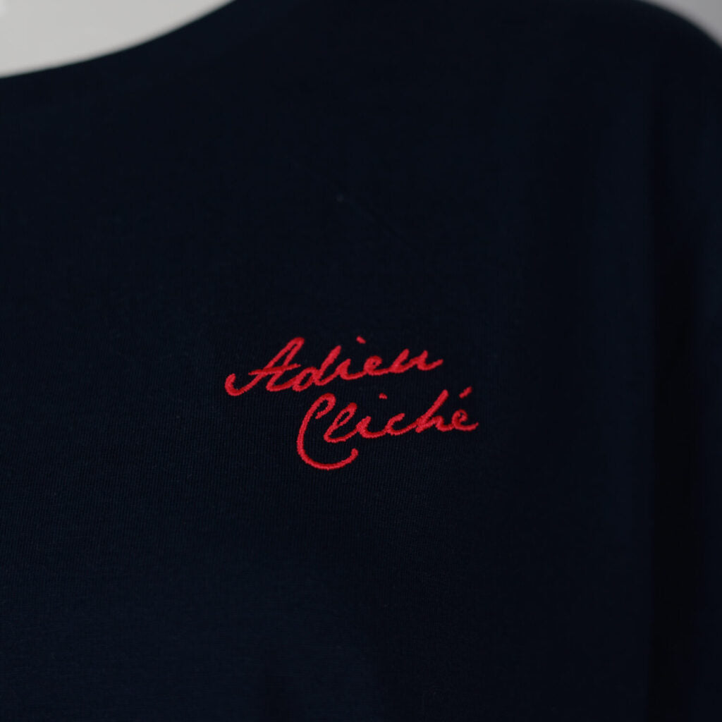 ADIEU CLICHÉ T-Shirt "Adieu Clichè" blau