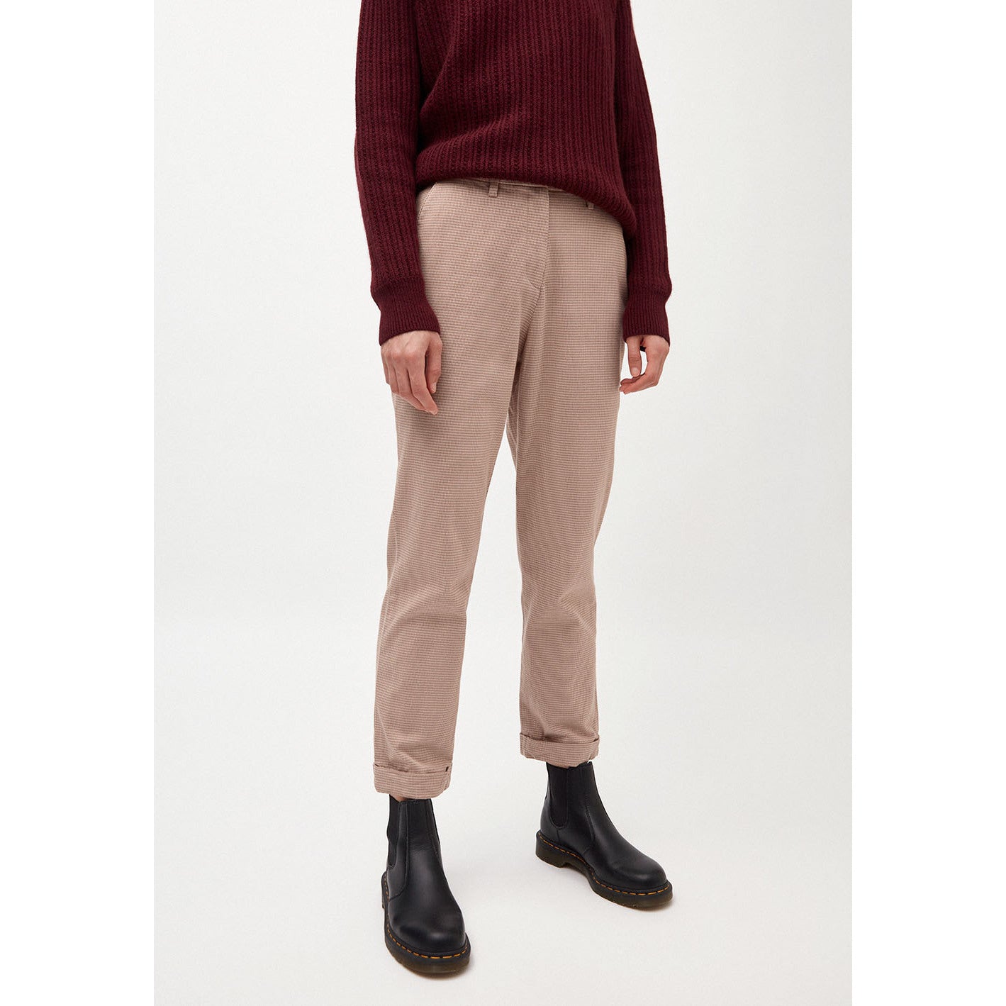 ARMEDANGELS Damen Hose HELLAA dark caramel (2)
