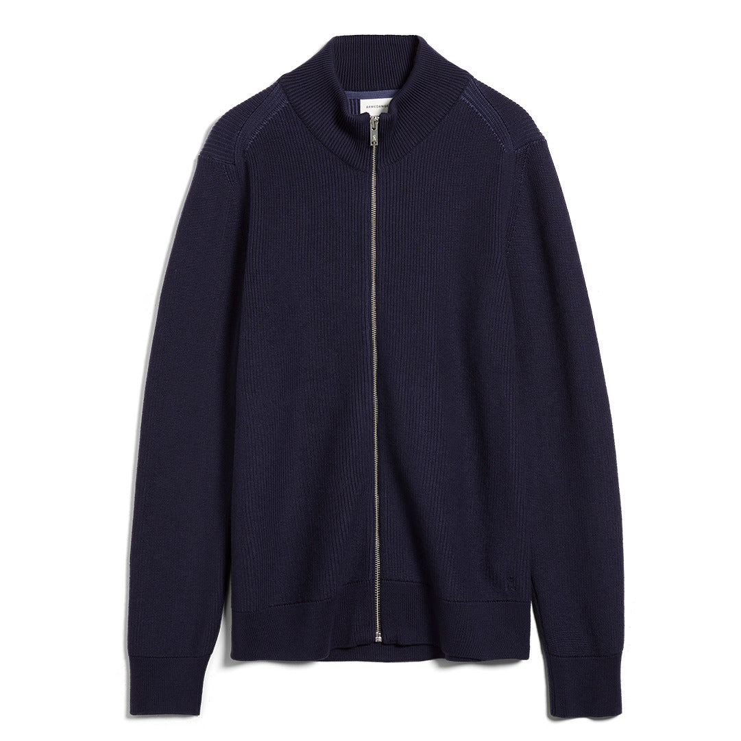 ARMEDANGELS Herren Cardigan "PLAATA" Pacific Ink