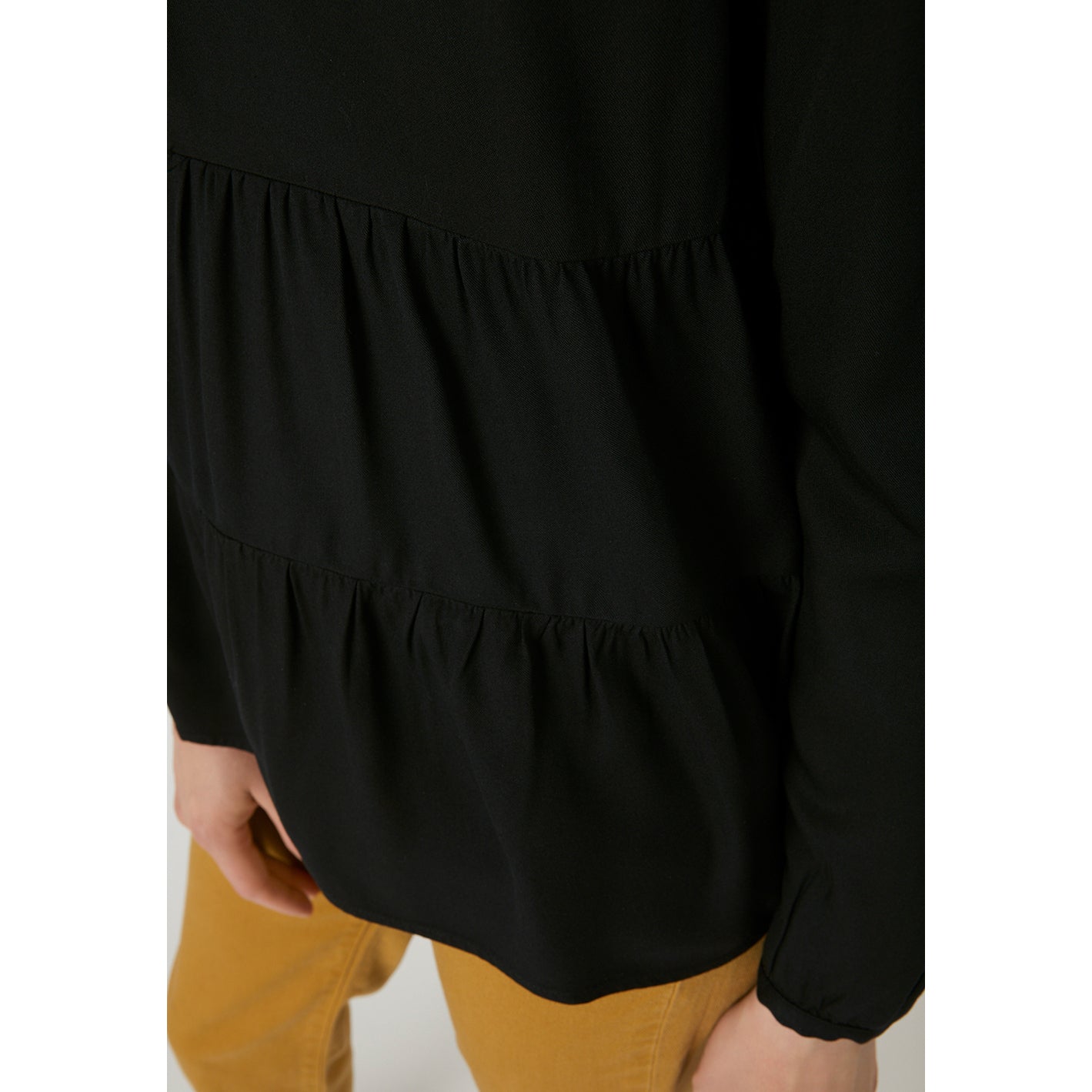ARMEDANGELS Langarm Bluse GAARTRUD schwarz (3)