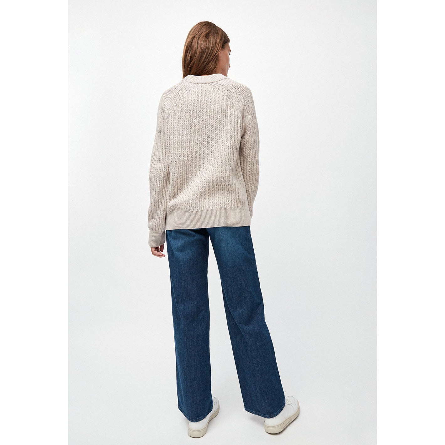 ARMEDANGELS Pullover "HINAA" ecru melange