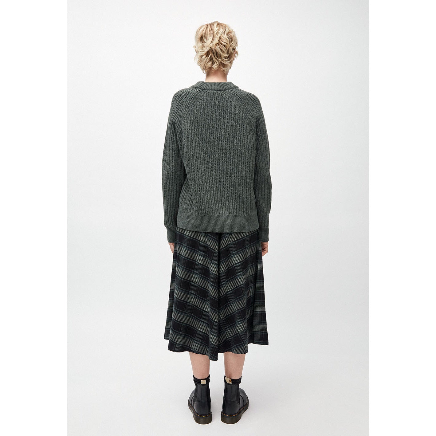 ARMEDANGELS Pullover HINAA juniper green melange (2)