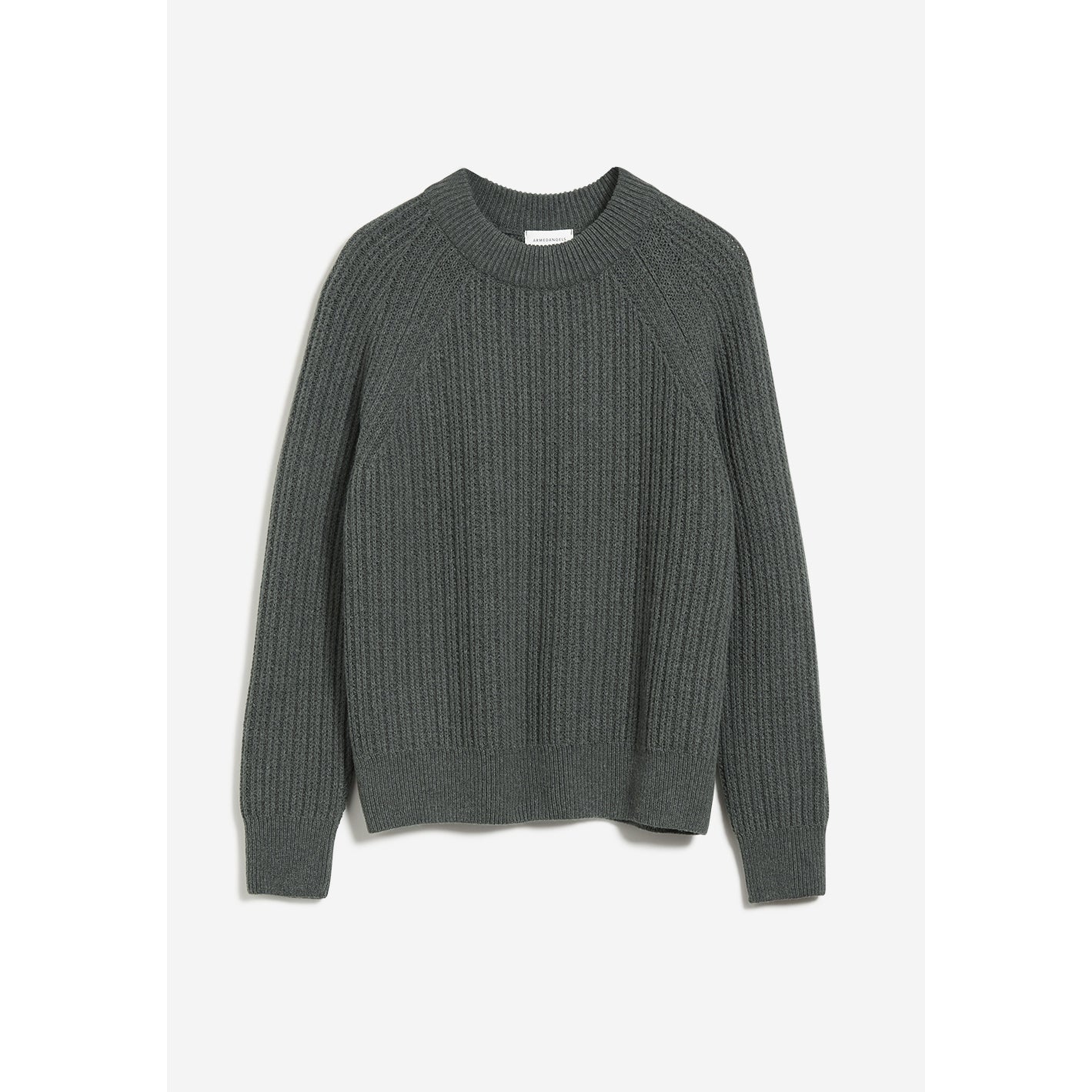 ARMEDANGELS Pullover HINAA juniper green melange