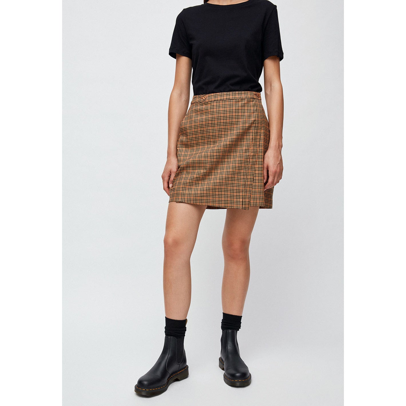 ARMEDANGELS Rock "VALMAA CHECK" maroon