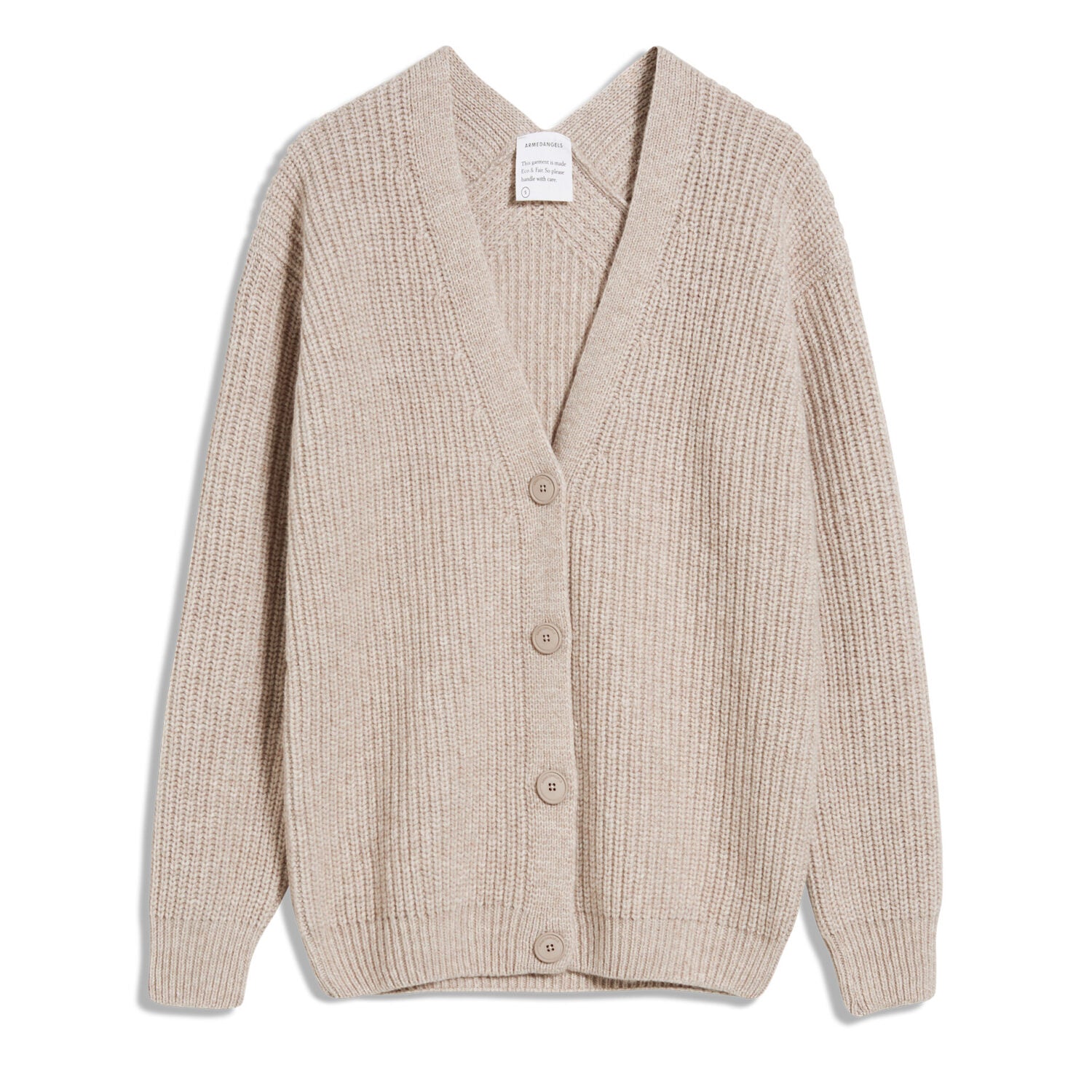ARMEDANGELS Damen Strickcardigan "MAIYAA" - light desert melange light-desert-melange