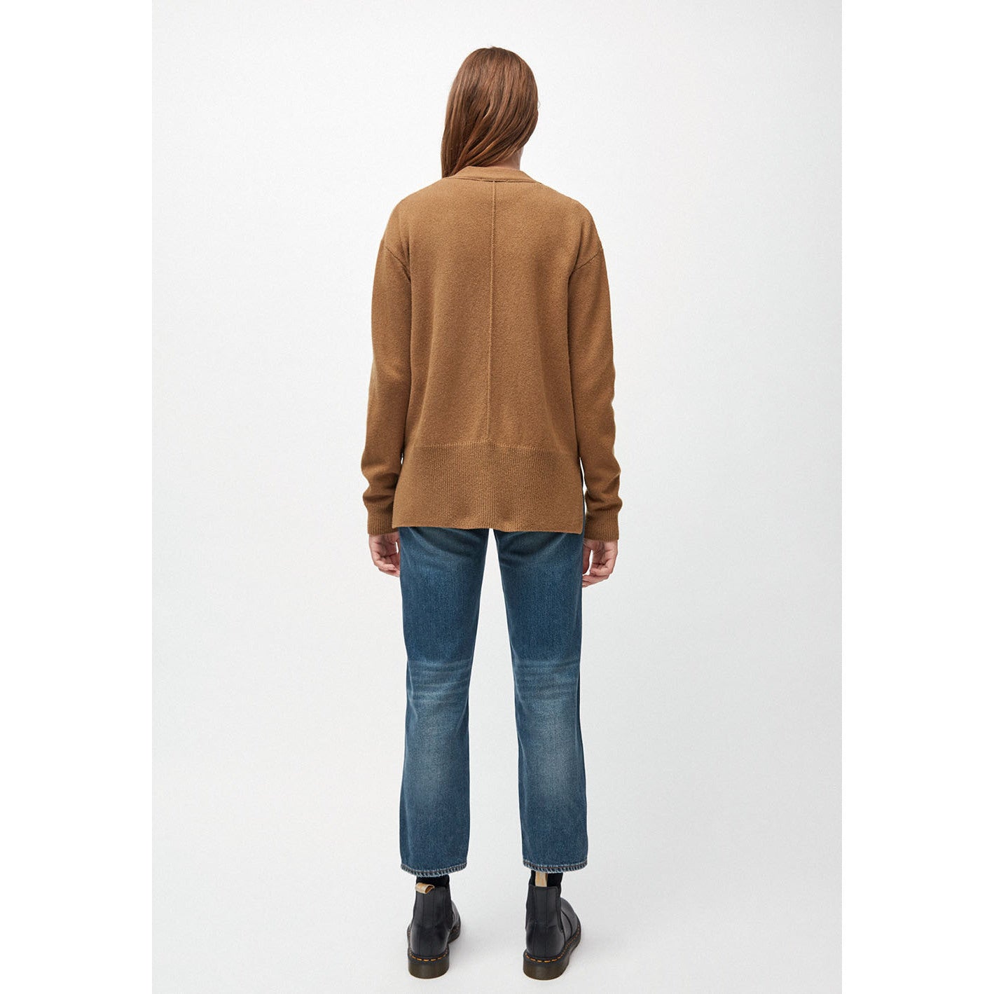 ARMEDANGELS Strickjacke OLENKAA dark caramel (3)