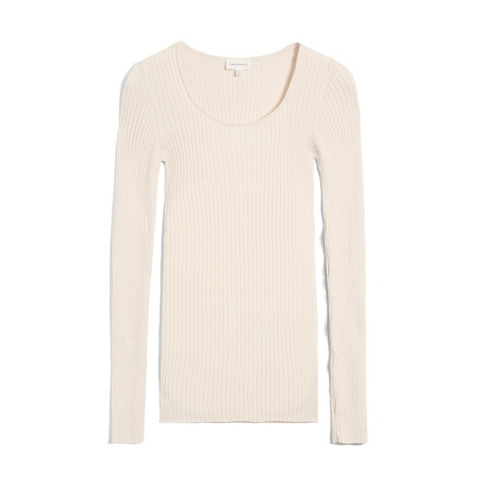 ARMEDANGELS Strickpullover "ALAANI CREWNECK" Oatmilk