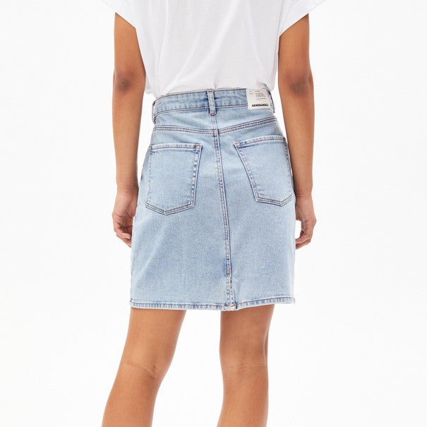 ARMEDANGELS Damen Denim Rock "AAVA" - hydrogen blue