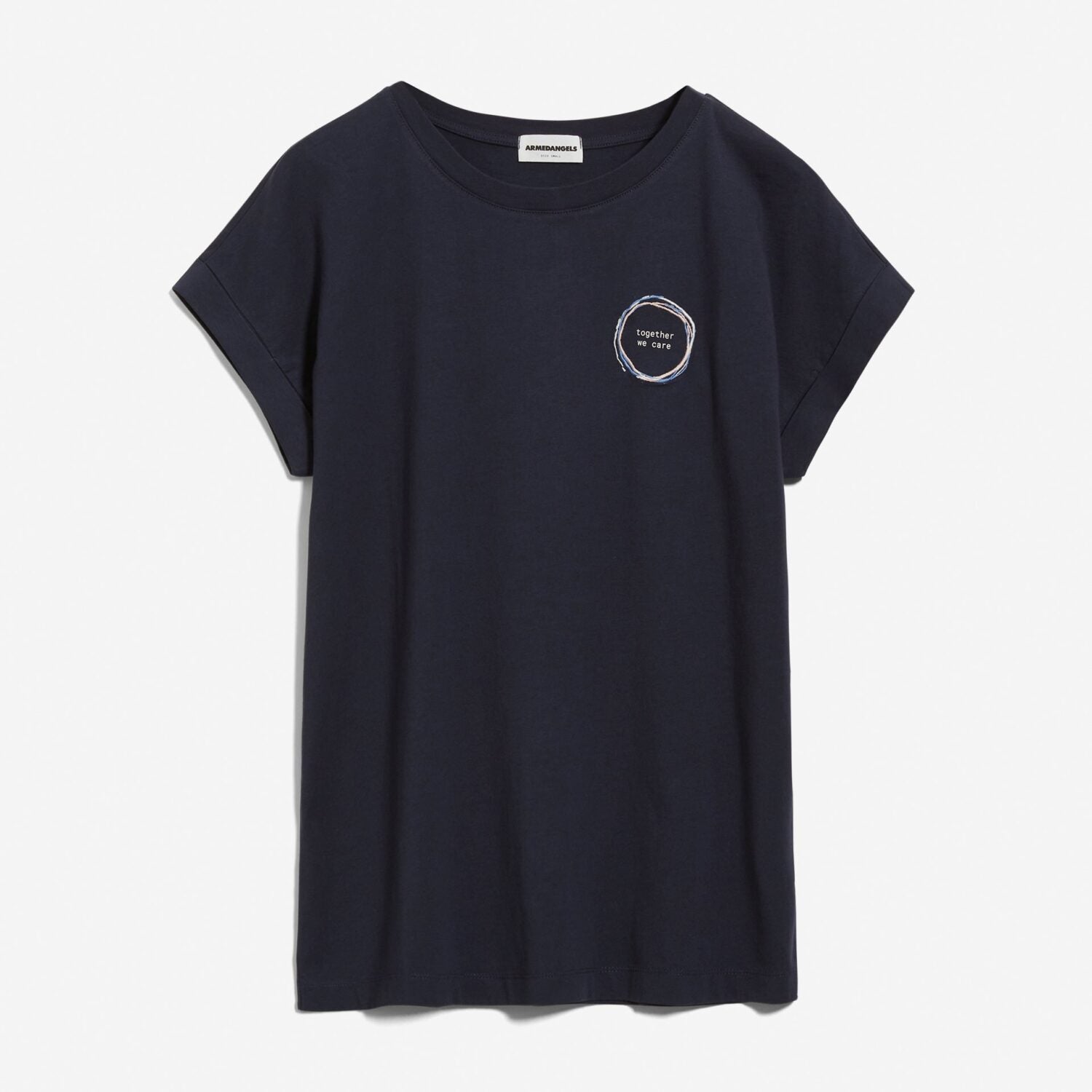 ARMEDANGELS Damen T-Shirt "IDAA SMALL CIRCLE" - night sky