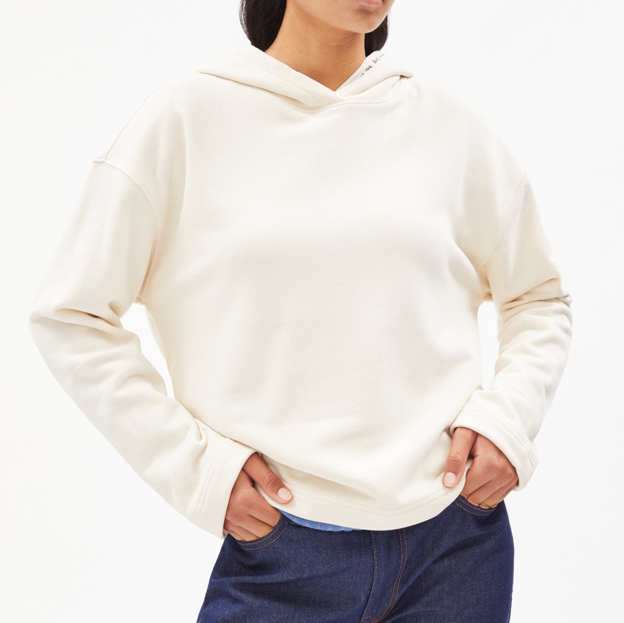 ARMEDANGELS Damen Sweathoodie "JAANITA SQUARES" - undyed