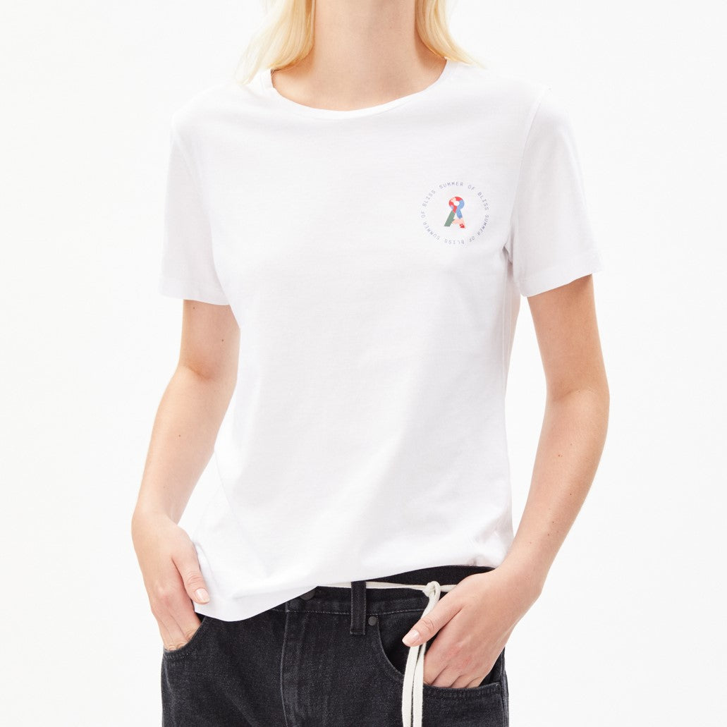 ARMEDANGELS Damen T-Shirt "MARAA CIRCLE OF BLISS" - white