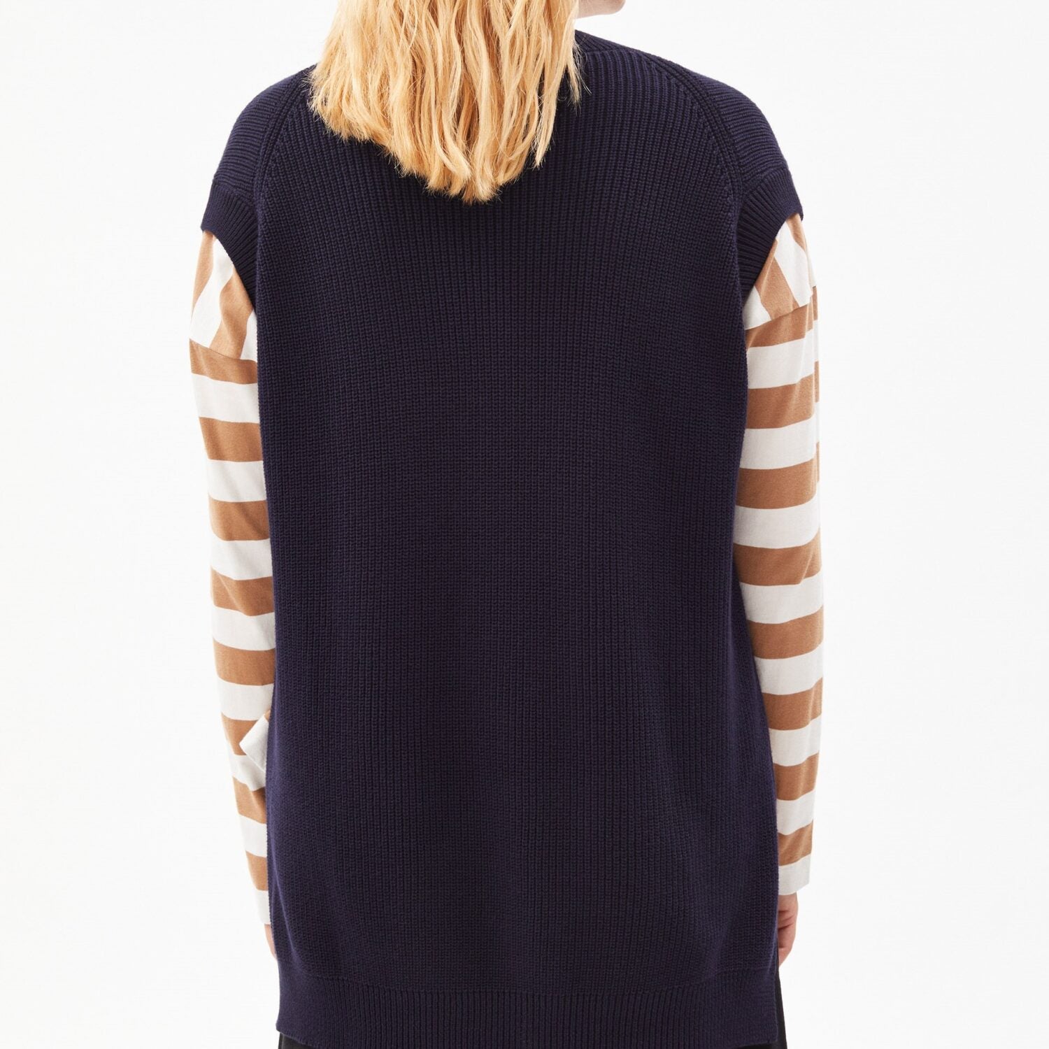 ARMEDANGELS Damen Oversize Pullunder "VARNAA SOFT" - night sky
