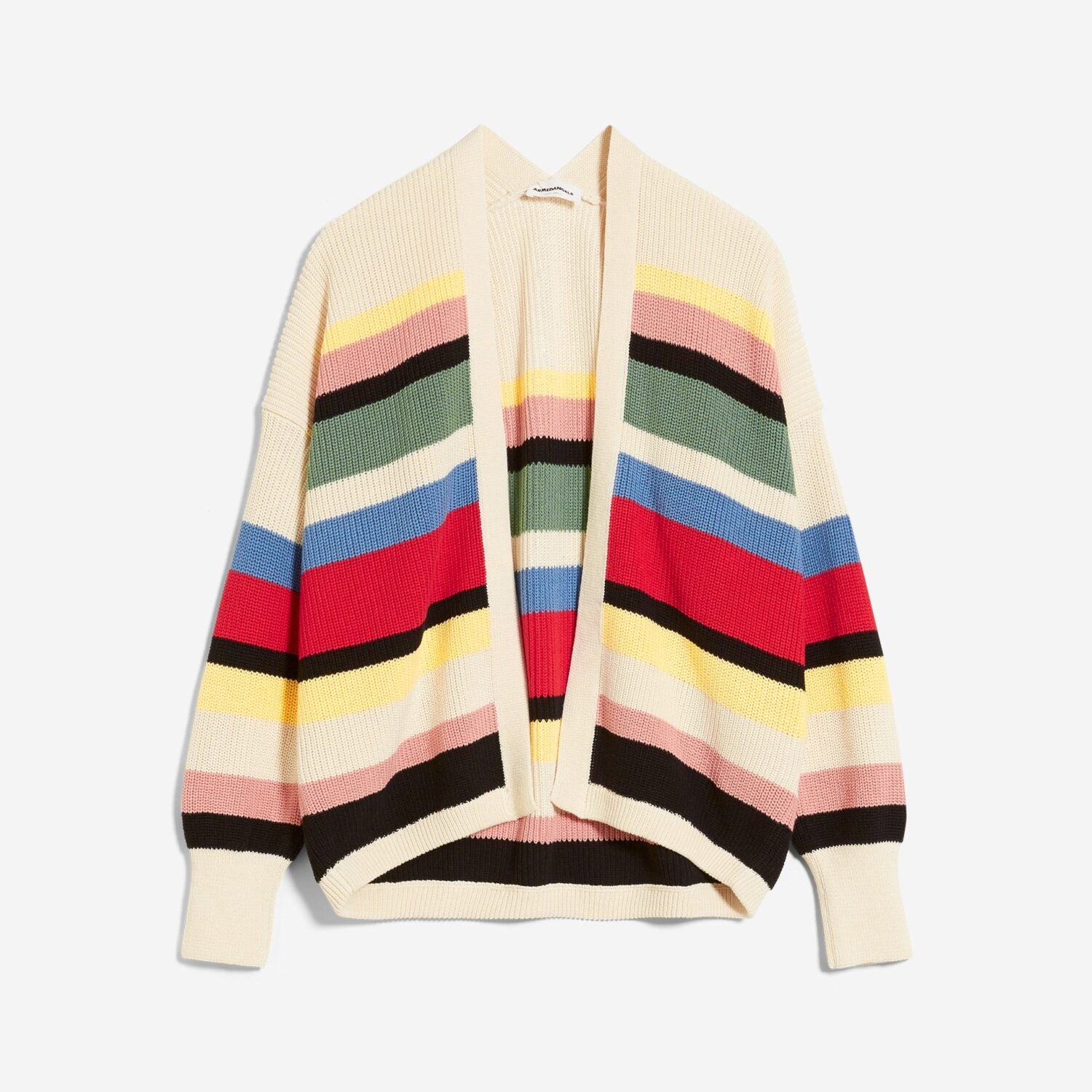 ARMEDANGELS Damen Cardigan "VILDANAA MULTICOLOR" - dark poppy-myrtales