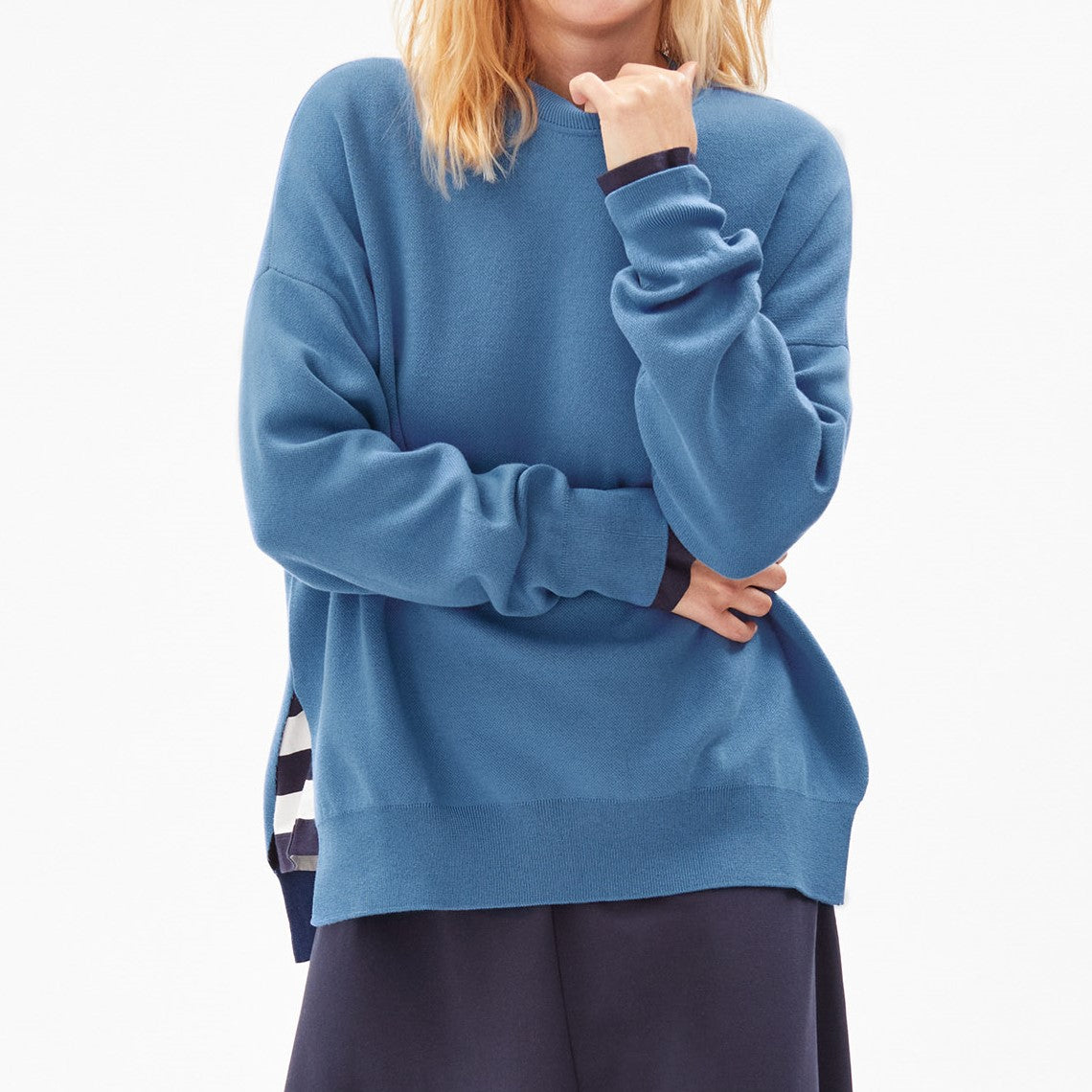 ARMEDANGELS Damen Strickpullover "YUMBAA" - cloudbusting - night sky