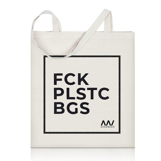 Avoidwaste Jutebeutel FCK PLSTC