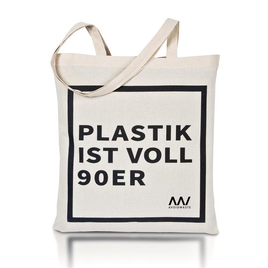 Avoidwaste Jutebeutel Plastik ist voll 90er