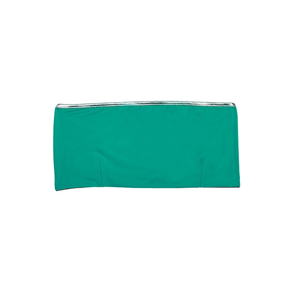 MYMARINI Bikinioberteil "BANDEAUTOP SHINE" aqua wood