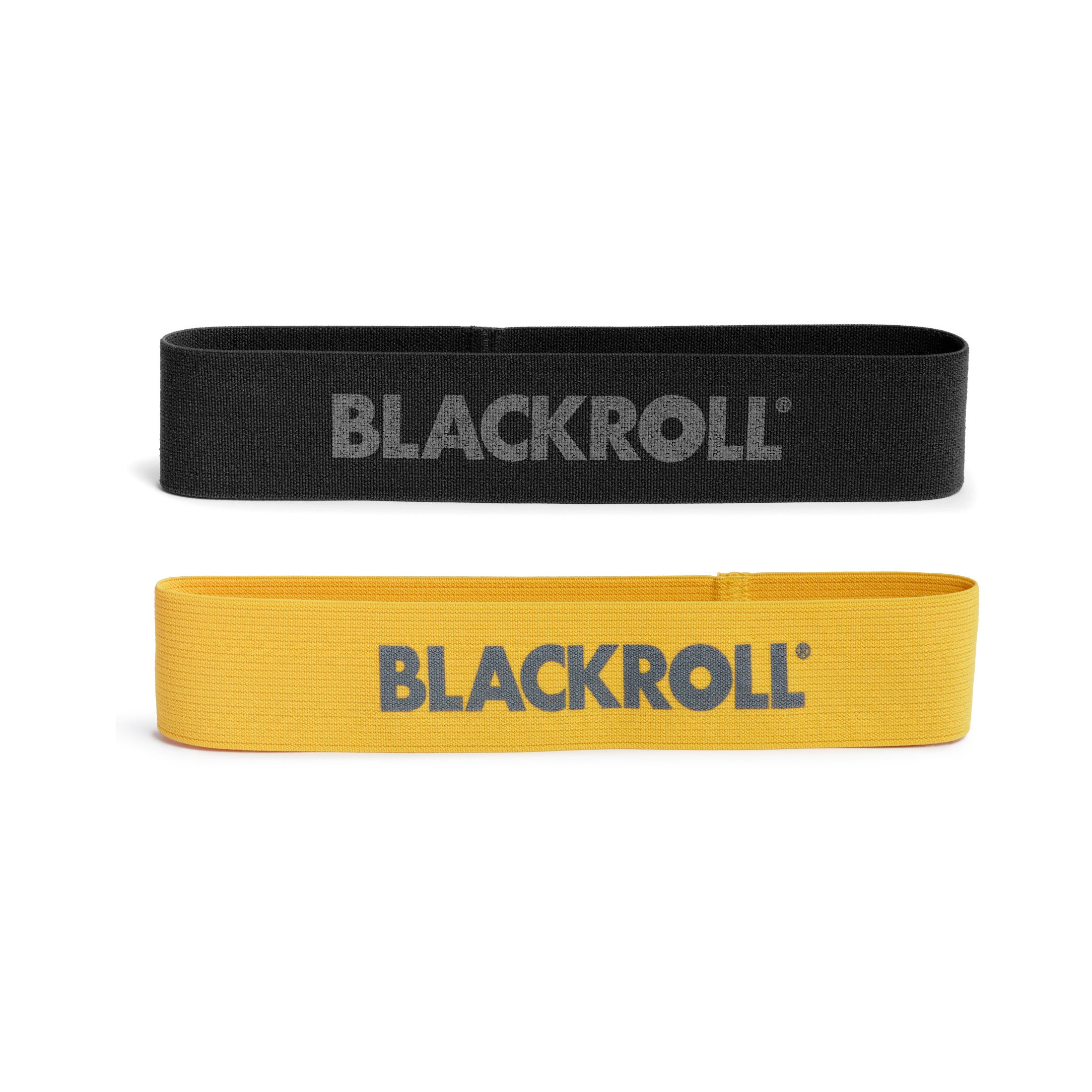 BLACKROLL® Fitnessband - LOOP BAND Bundle (schwarz + gelb)