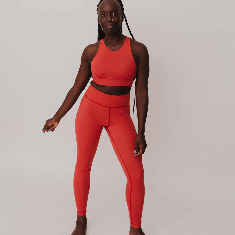 Besonnen Leggings "Walk Free" Papaya