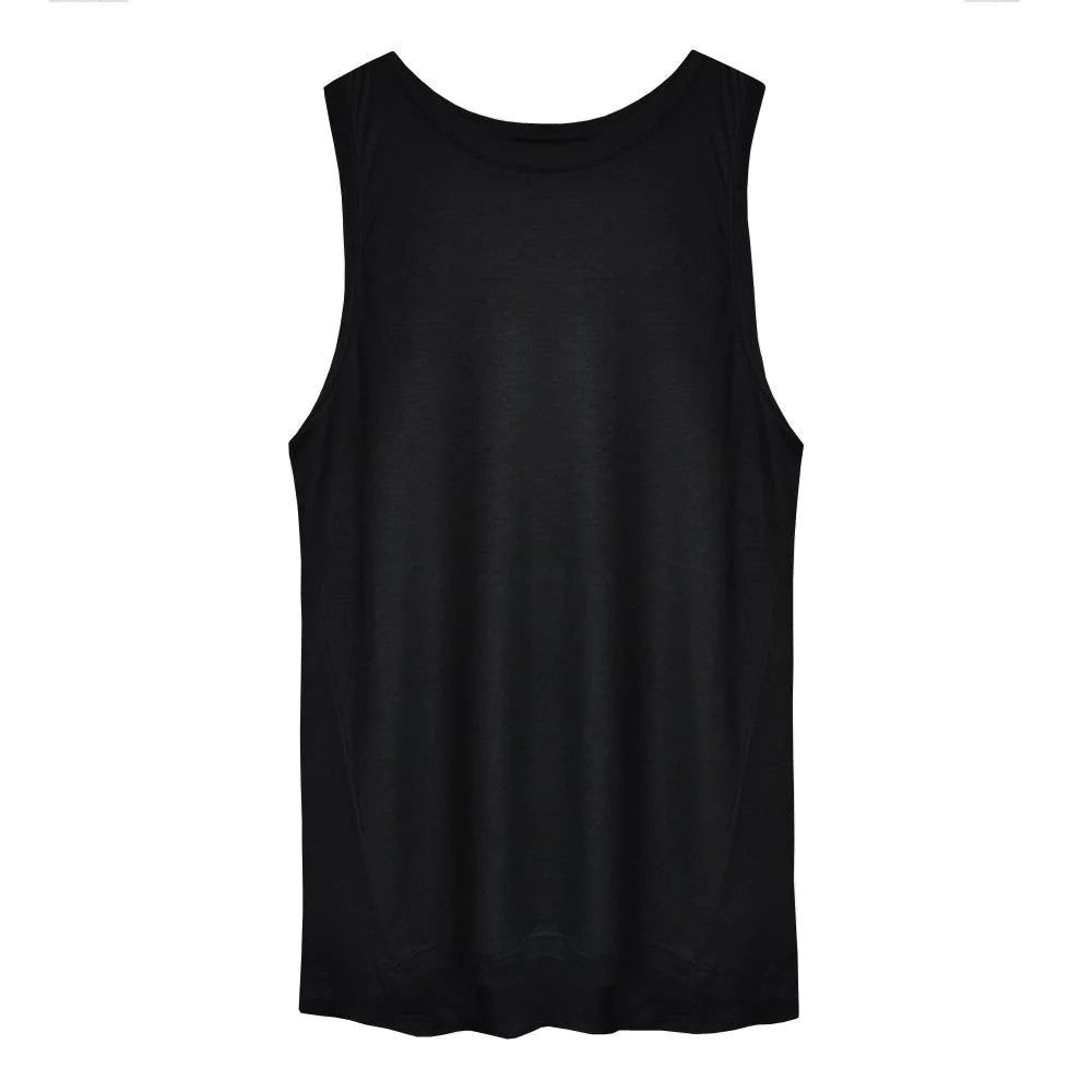 Besonnen Tank Top "Keep Calm" Jet Black