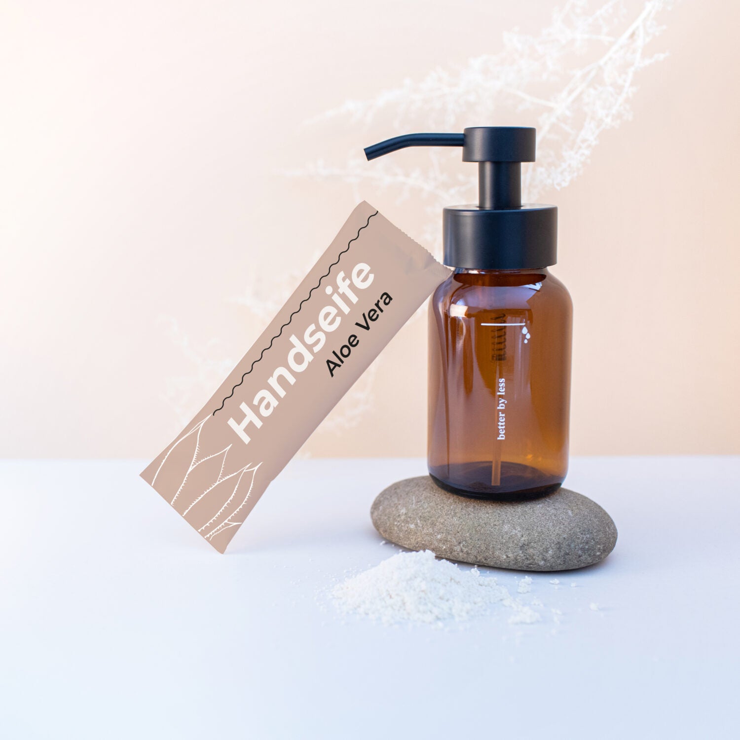 Better by Less 2er-Set Handseife-Essenz Aloe Vera und Braunglasflasche