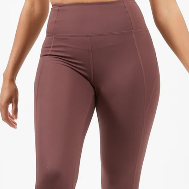 Girlfriend Collective Compressive "High Rise" Legging 7/8 Cocoa