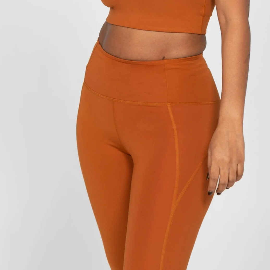 Girlfriend Collective Compressive "High Rise" Legging 7/8 Trail