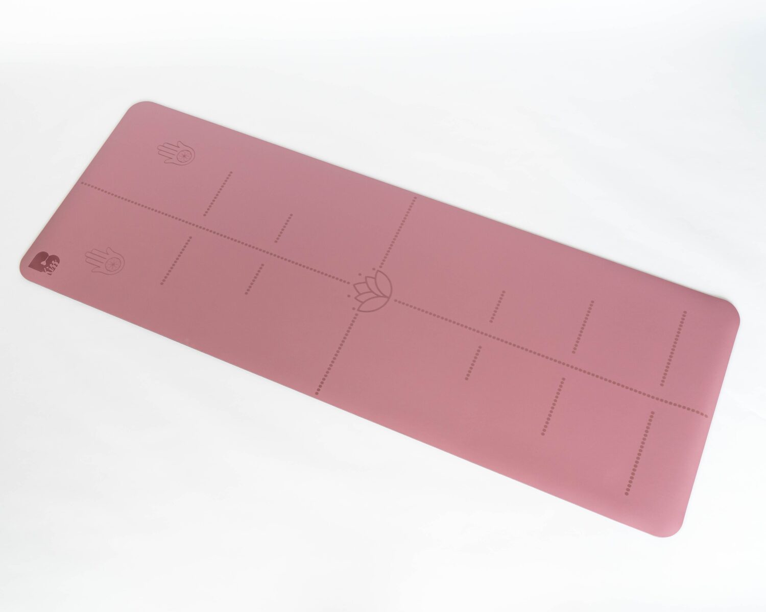BodyKiss Fitness- und Yogamatte Old Rose Petrolica (2)