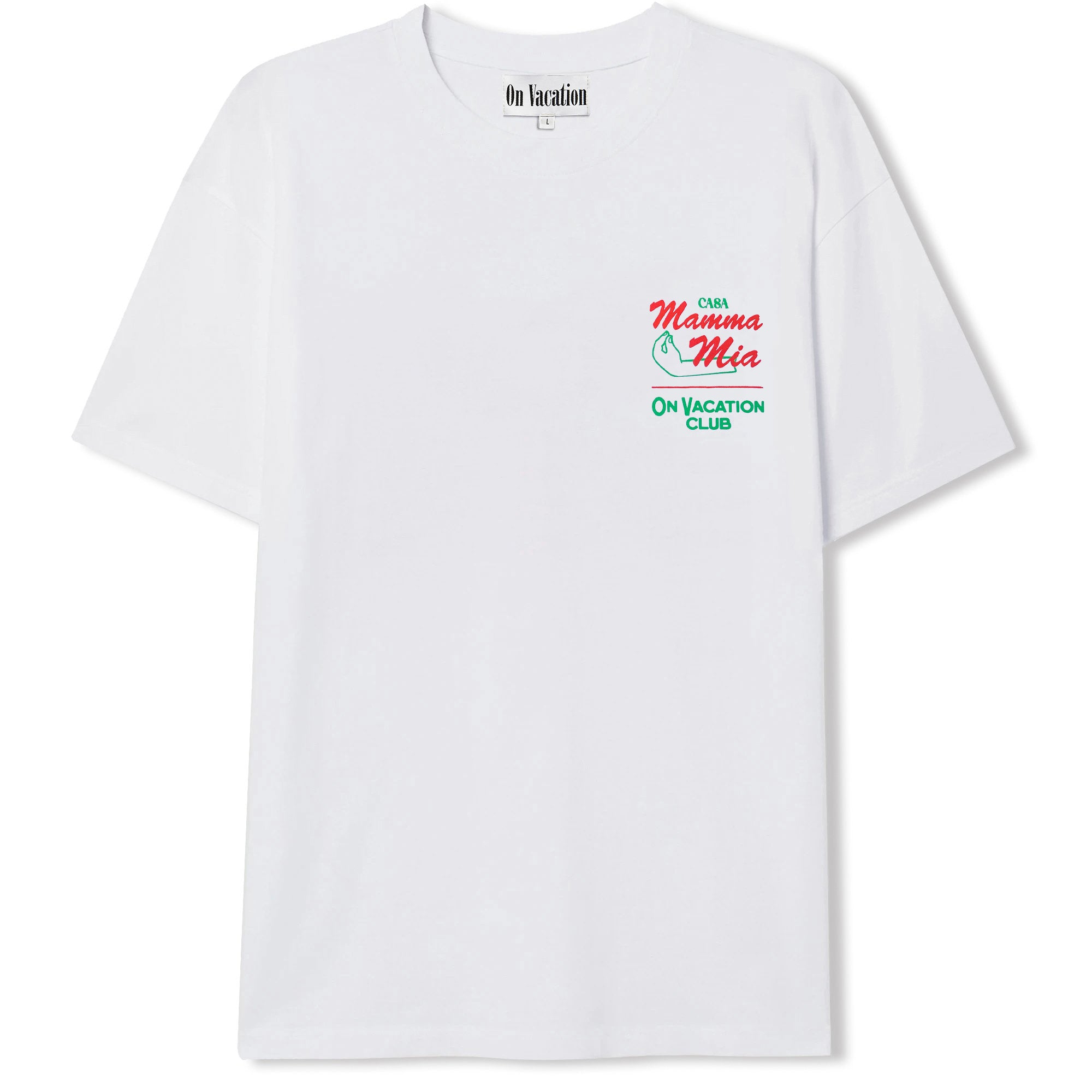 On Vacation Unisex T-Shirt "Casa Mamma Mia" - White