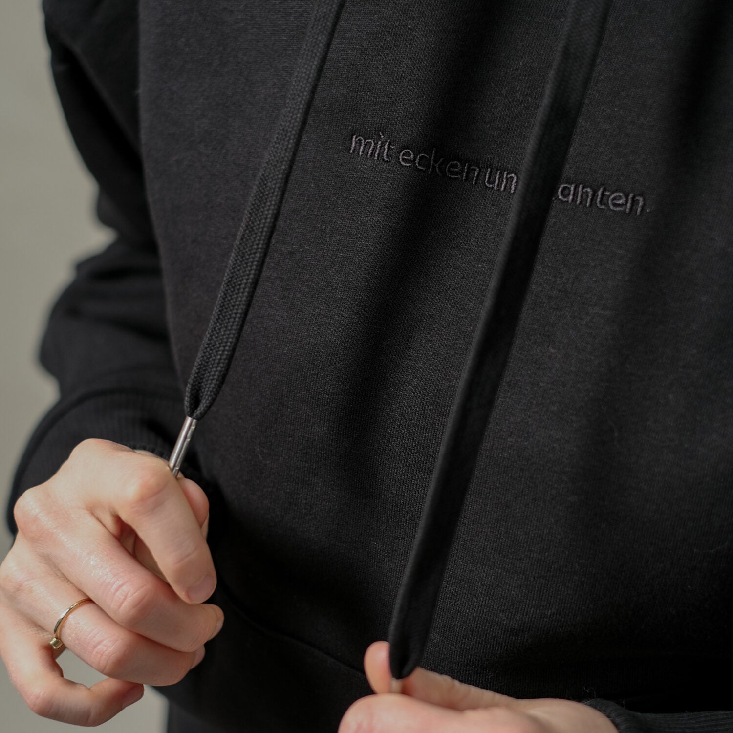 Mit Ecken und Kanten Hoodie