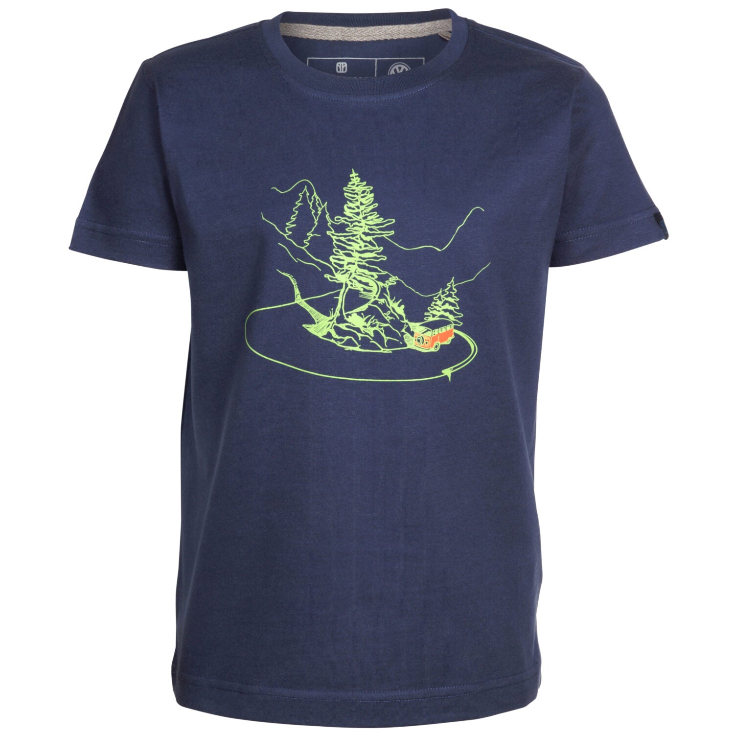 ELKLINE Jungen T-Shirt "curvybus" - Dritte Wahl Darkblue