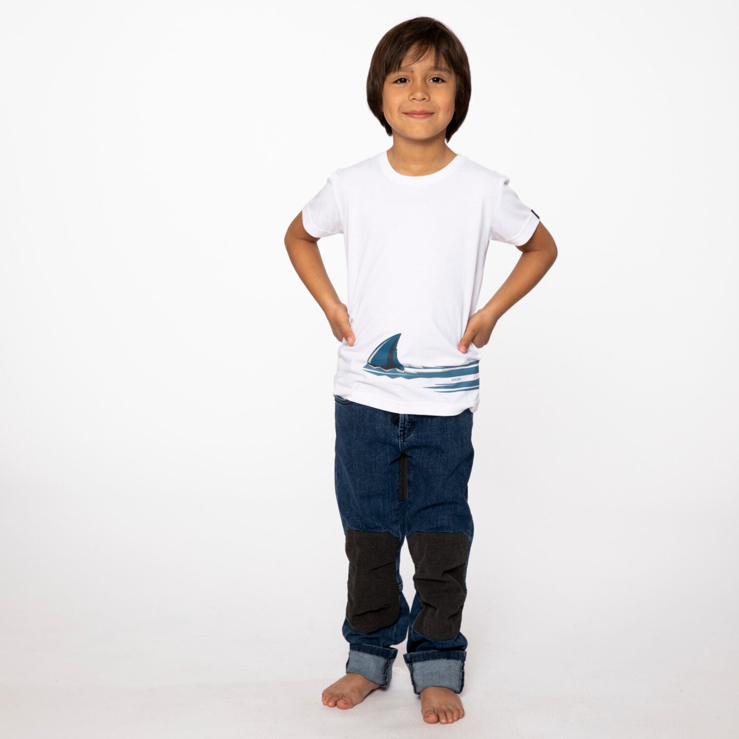 ELKLINE Jungen T-Shirt "hij" - Dritte Wahl