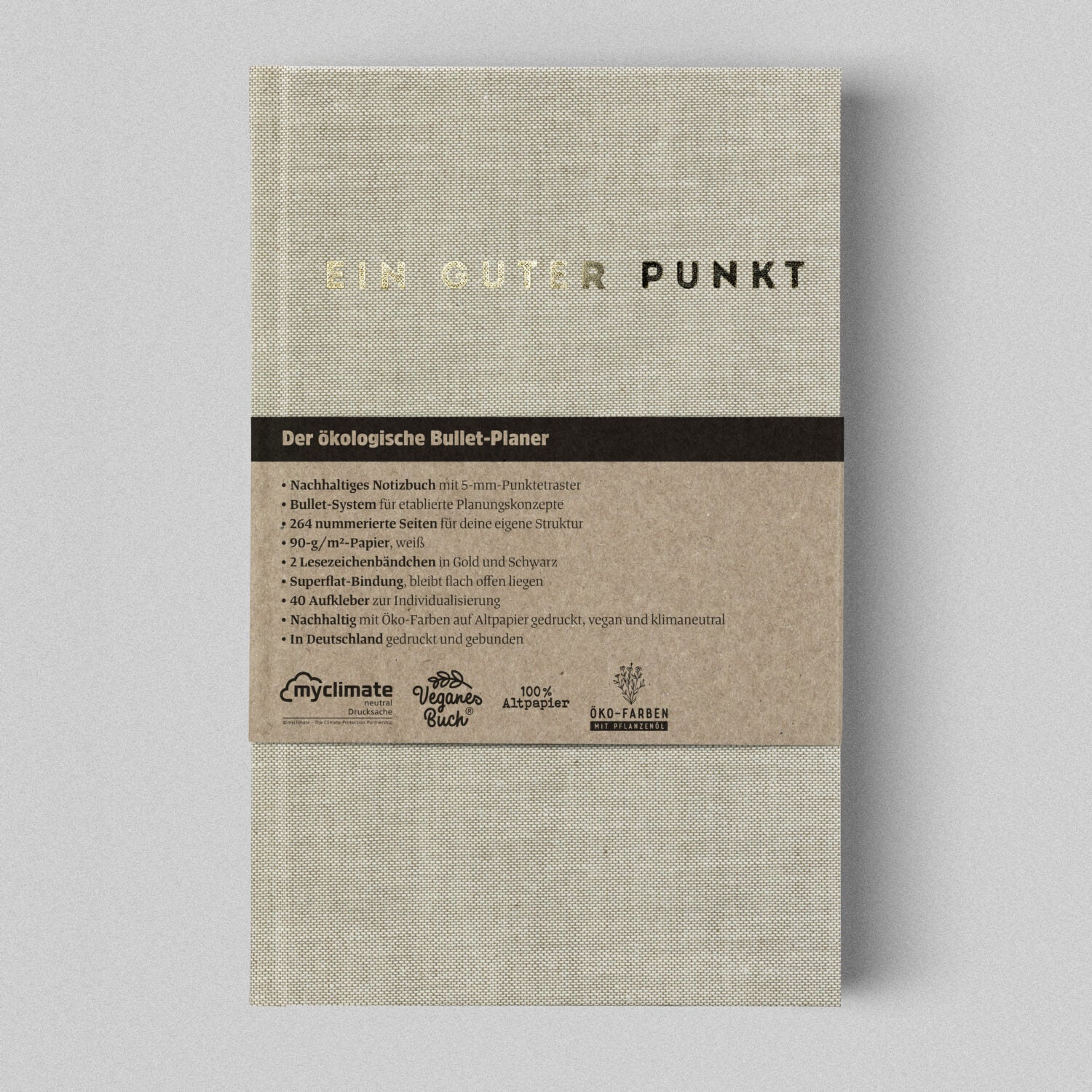 Ein guter Plan "Ein guter Punkt" Natur 14.4 x 22.5 x 2 cm