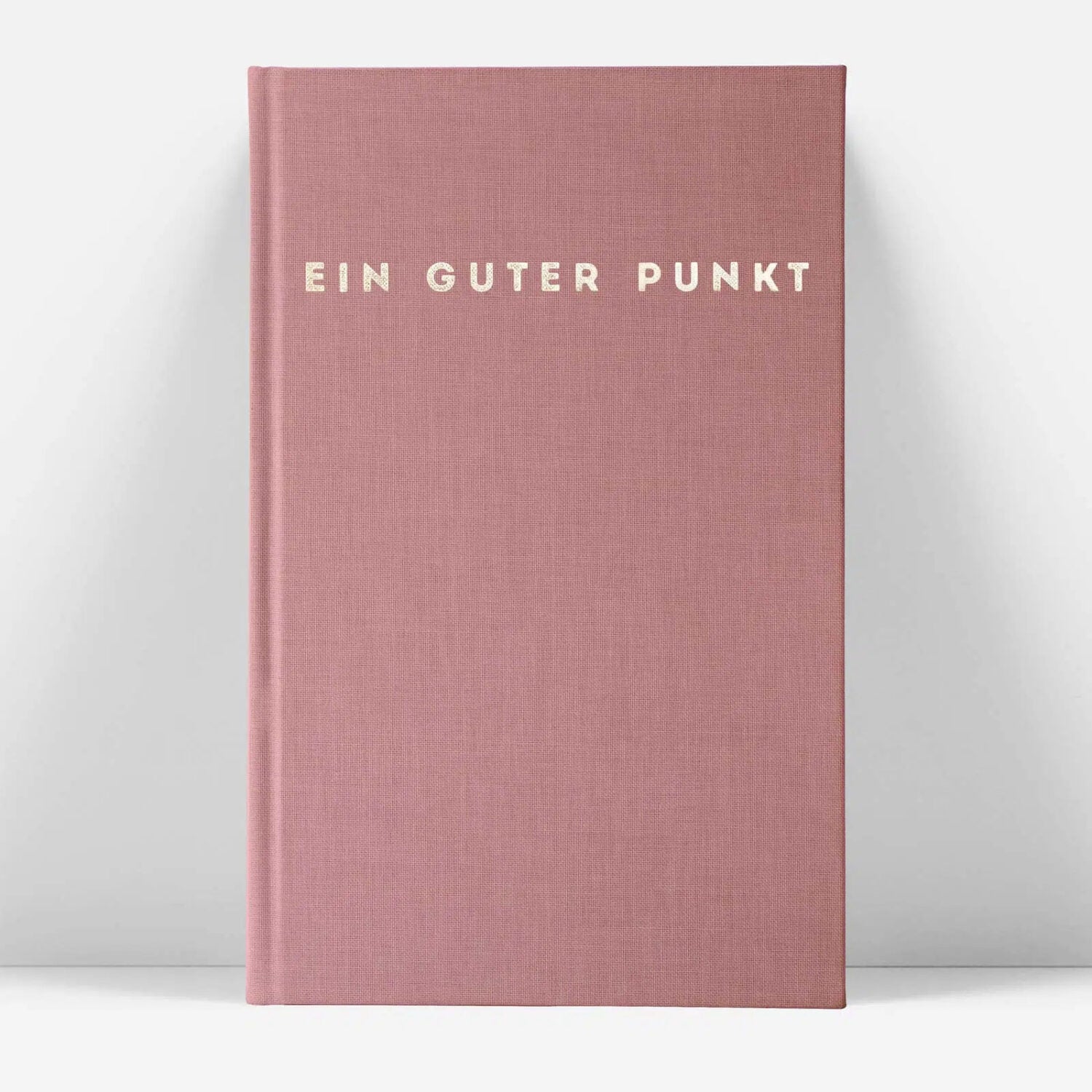 Ein guter Plan "Ein guter Punkt" Altrosa 14.4 x 22.5 x 2 cm