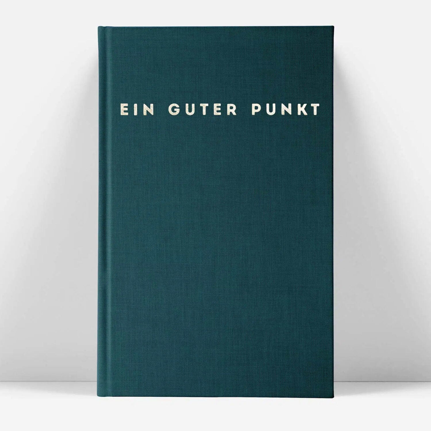 Ein guter Plan "Ein guter Punkt" Petrol 14.4 x 22.5 x 2 cm