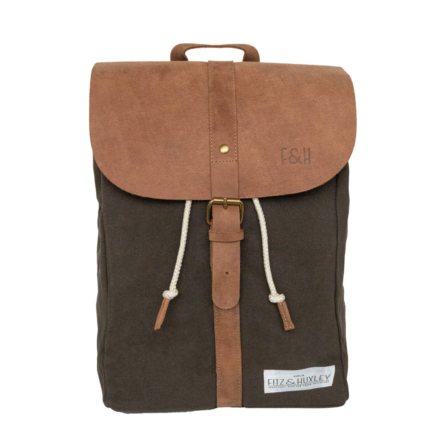 Fitz & Huxley Rucksack "Solstice" retro grey