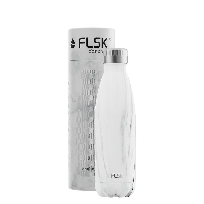FLSK Thermo Trinkflasche "White Marble"