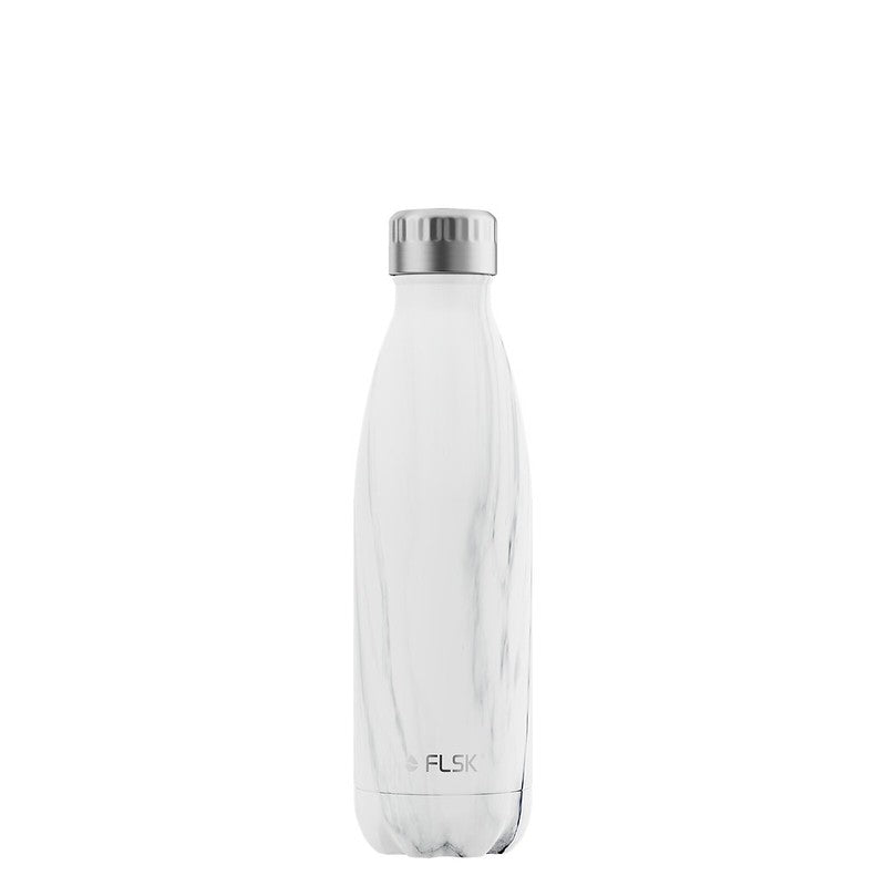 FLSK Thermo Trinkflasche "White Marble" 500 ml
