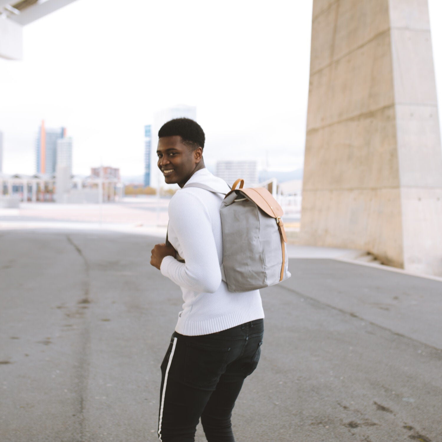 Fitz & Huxley Rucksack "SOLSTICE" Big concrete