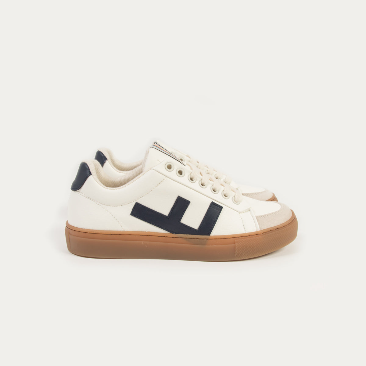 Flamingo's Life Unisex Sneaker "Classic 70's kicks" White-Red-Caramel 37